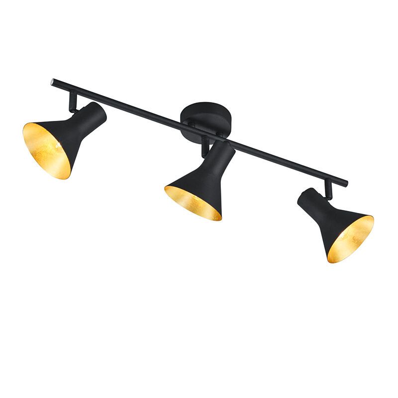 Foco de teto industrial dourado, Verena Foco de teto industrial dourado, Verena