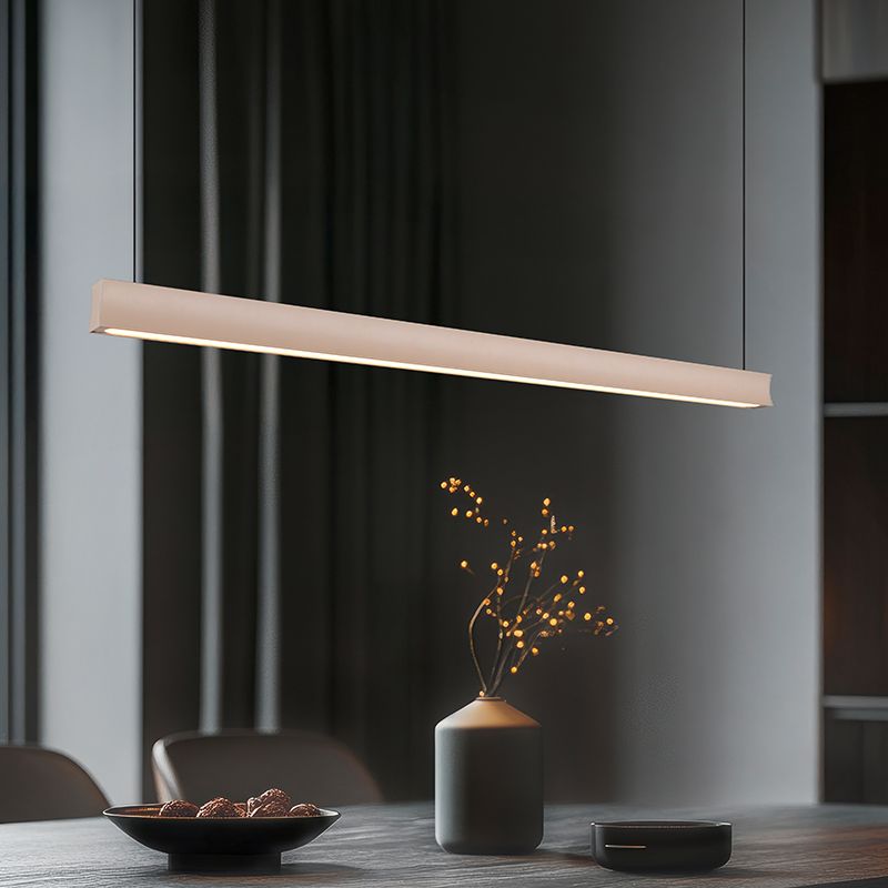Candeeiro suspenso moderno bege, Wishal, 29W, LED white switch, regulável em 3 níveis