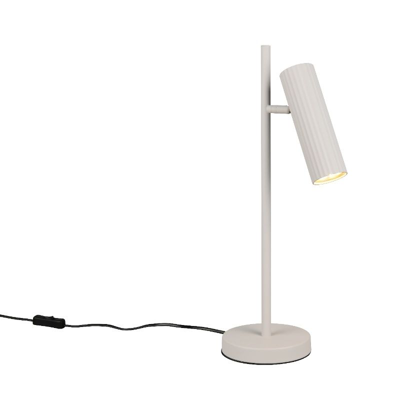 Candeeiro de mesa moderno cinzento, Sieb, com interruptor