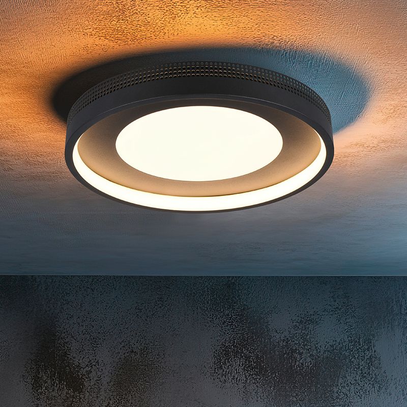 Plafon moderno preto, Flory, 36W, LED 3000K