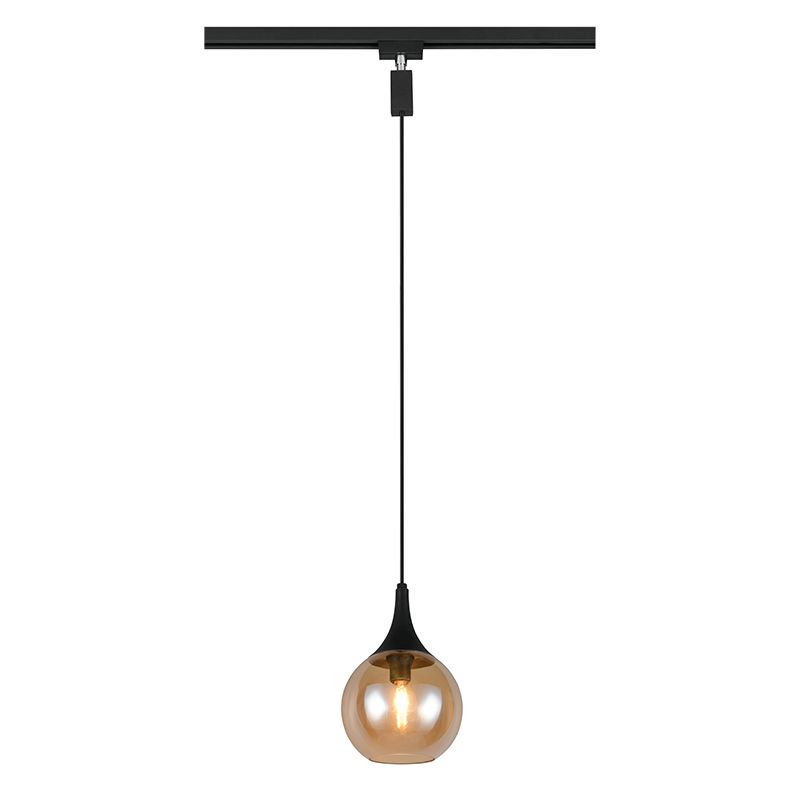Spot para trilho monofásico design âmbar, Ervin