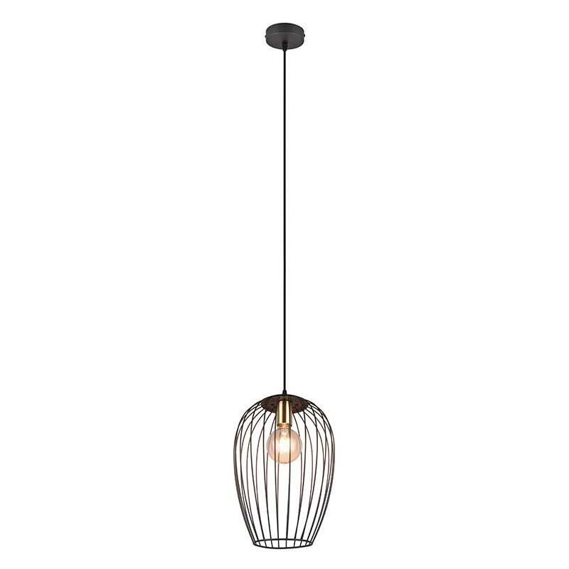 Candeeiro suspenso industrial preto, Dilano Candeeiro suspenso industrial preto, Dilano