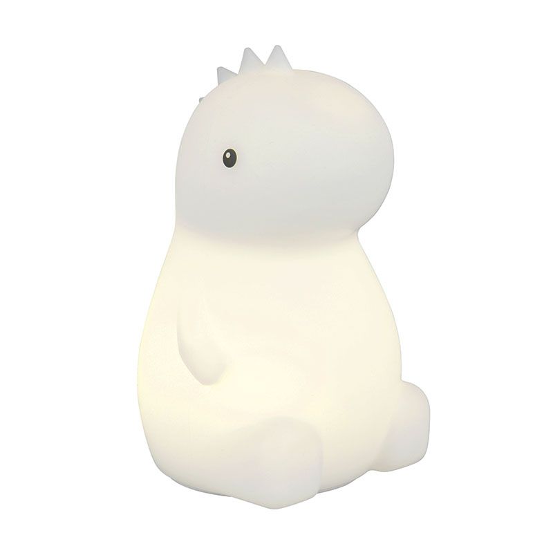 Candeeiro de mesa quarto infantil de plástico branco, Vedat, 0,5W, LED RGBW, com interruptor Candeeiro de mesa quarto infantil de plástico branco, Vedat, 0,5W, LED RGBW, com interruptor
