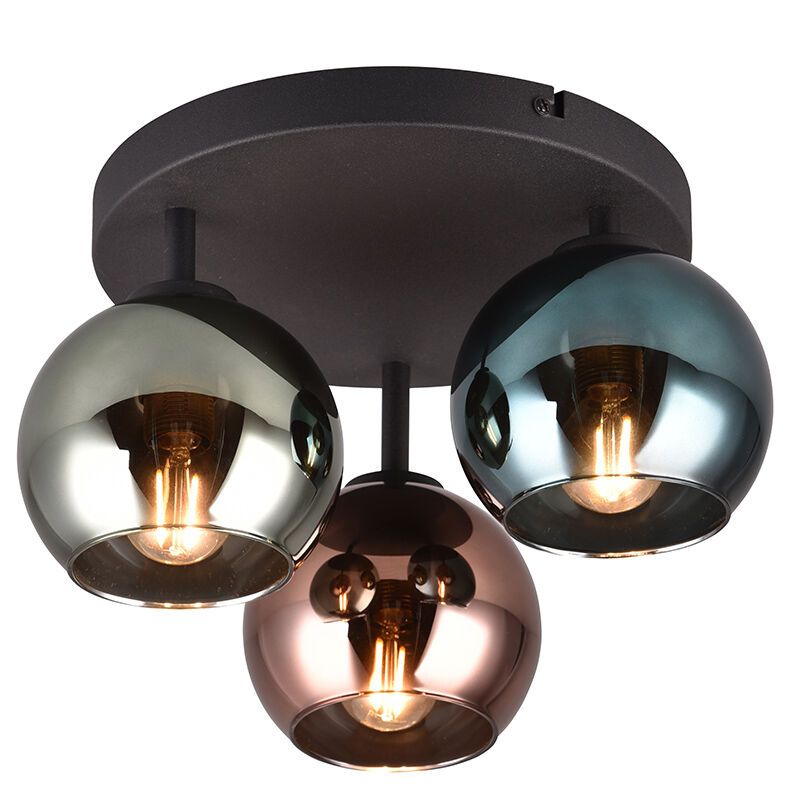 Candeeiro de teto design multicolorido, Glenda