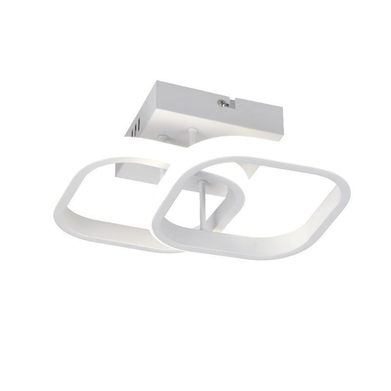 Candeeiro de teto design branco, Yasser, 7W, LED 4000K