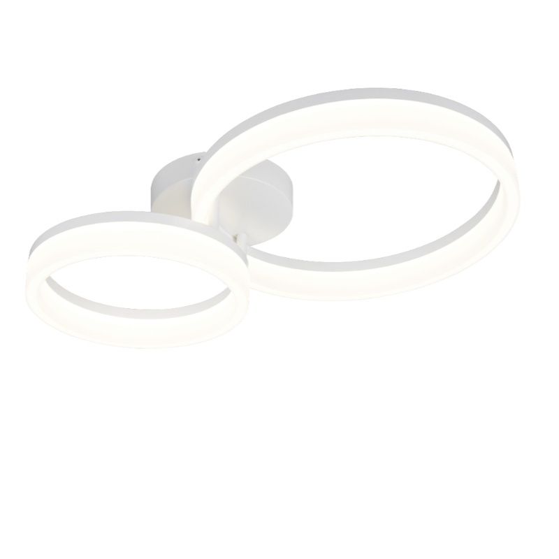 Candeeiro de teto design branco, Ufuk, 22W, LED 4000K