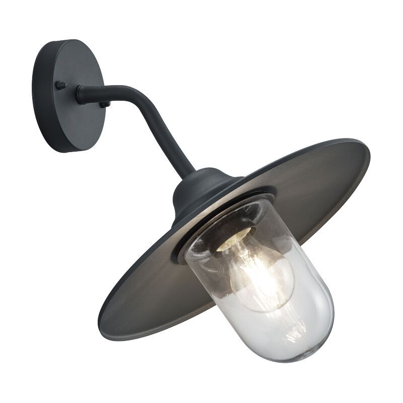 Candeeiro para exterior industrial antracite, Verena, IP44