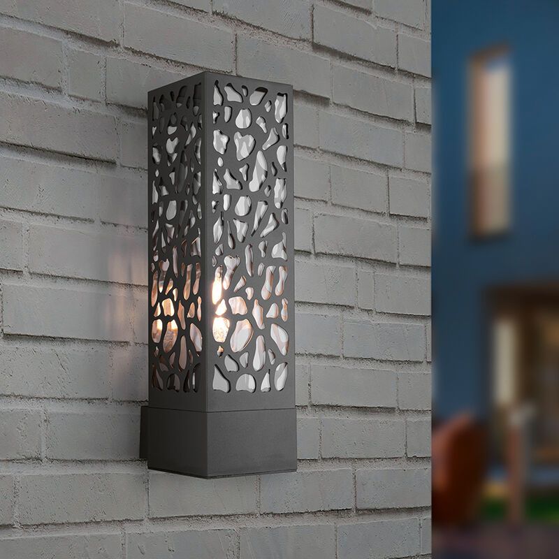 Candeeiro para exterior moderno antracite, Tobias, IP44