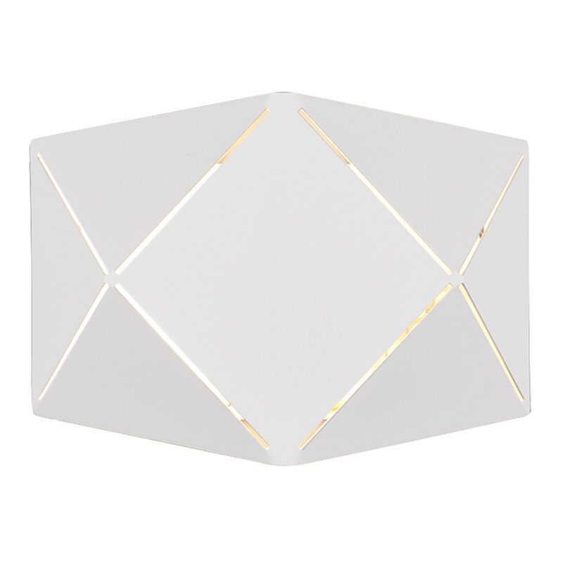 Aplique de parede moderno branco, Soloro, 6W, LED 3000K