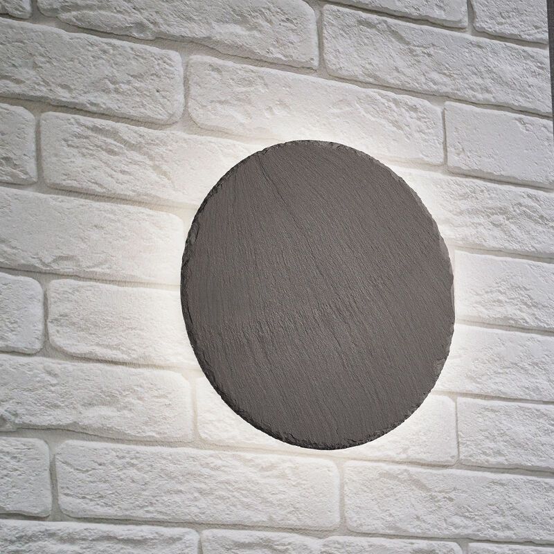 Aplique de parede moderno preto, Faisal, 9W, LED 3000K
