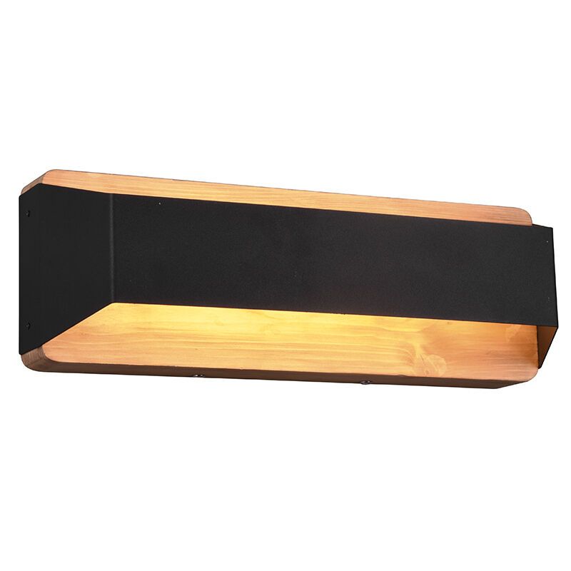 Candeeiro up down moderno preto, Navajo, 13,5W, LED 3000K