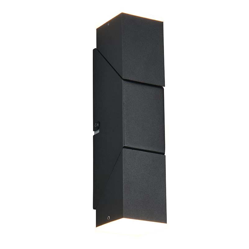 Candeeiro up down moderno preto, Lok, 3W, LED 3000K Candeeiro up down moderno preto, Lok, 3W, LED 3000K