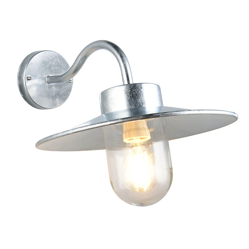 Candeeiro para exterior clássico zinco, Pleun, IP44 Candeeiro para exterior clássico zinco, Pleun, IP44