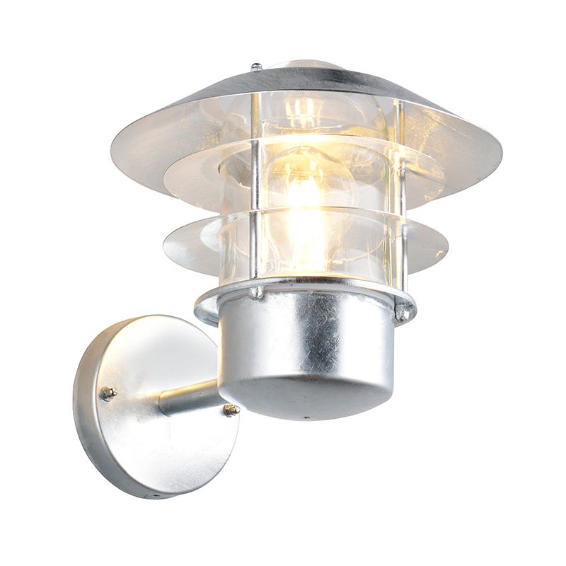 Candeeiro para exterior moderno zinco, Peternella, IP44