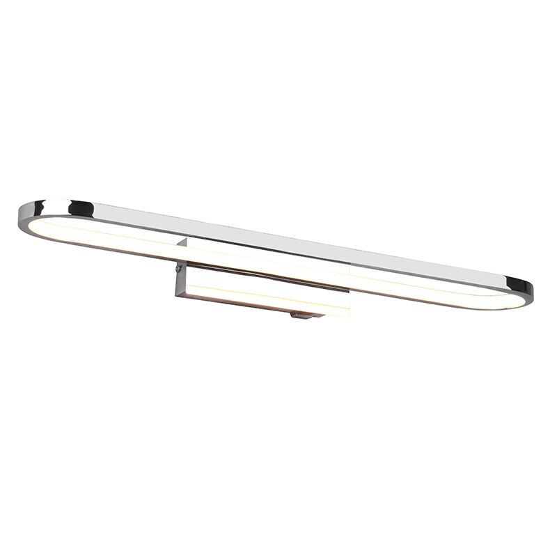 Candeeiro de parede para casa de banho moderno cromo, Martin, 22W, LED 3000K, IP44