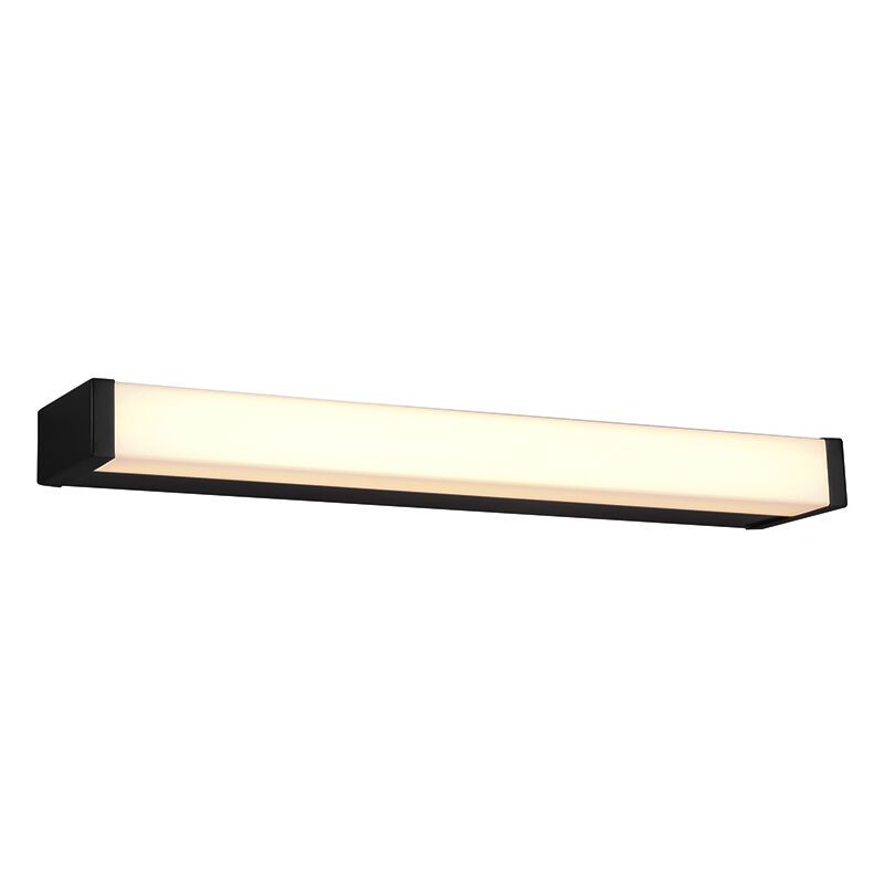 Candeeiro de parede para casa de banho moderno preto, Celesta, 6W, LED 3000K, IP44
