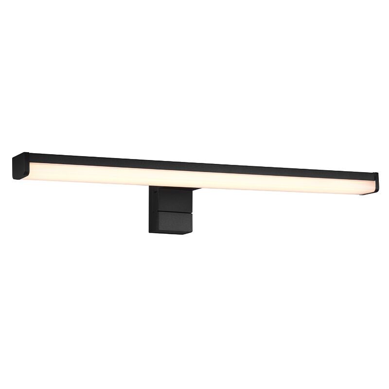 Candeeiro de parede para casa de banho moderno preto, Celal, 7,5W, LED 3000K, IP44