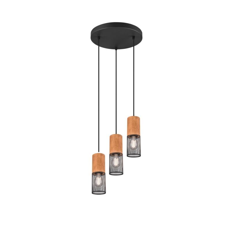 Candeeiro suspenso vintage preto, Jessica