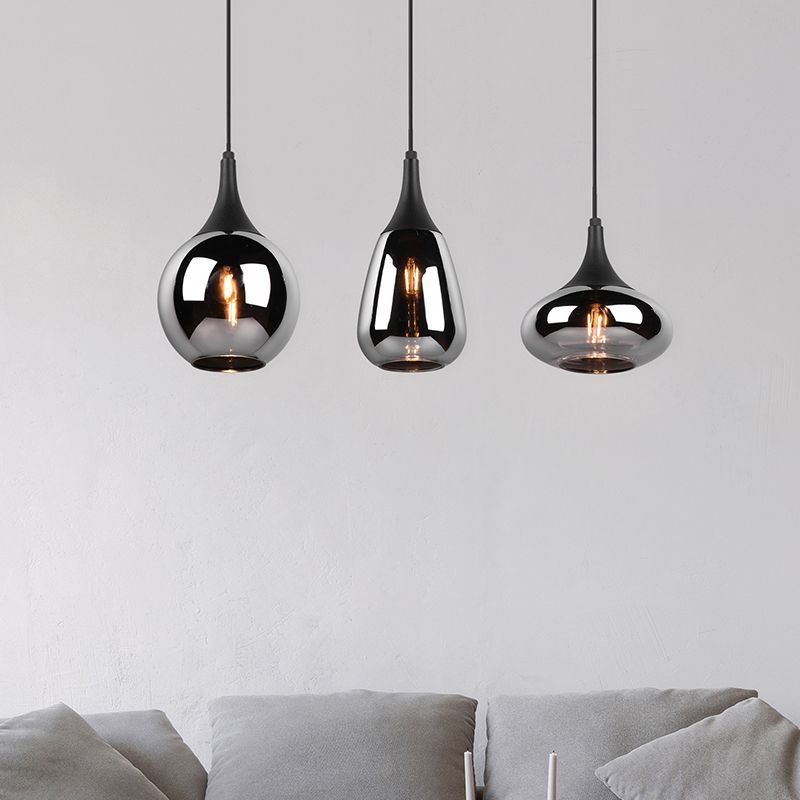 Candeeiro suspenso design preto, Sybren