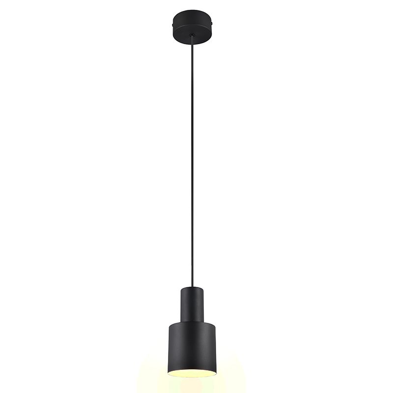 Candeeiro suspenso de metal preto, Amila