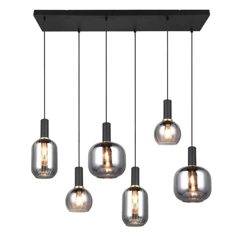 Candeeiro suspenso design cinzento, Nurullah