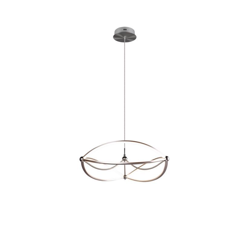Candeeiro suspenso moderno níquel, Remy, 42W, LED 3000K Candeeiro suspenso moderno níquel, Remy, 42W, LED 3000K