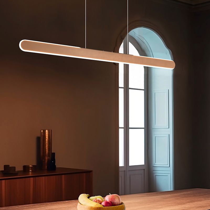 Candeeiro suspenso moderno castanho, Dwayn, 28W, LED ajustável de branco quente a branco frio Candeeiro suspenso moderno castanho, Dwayn, 28W, LED ajustável de branco quente a branco frio