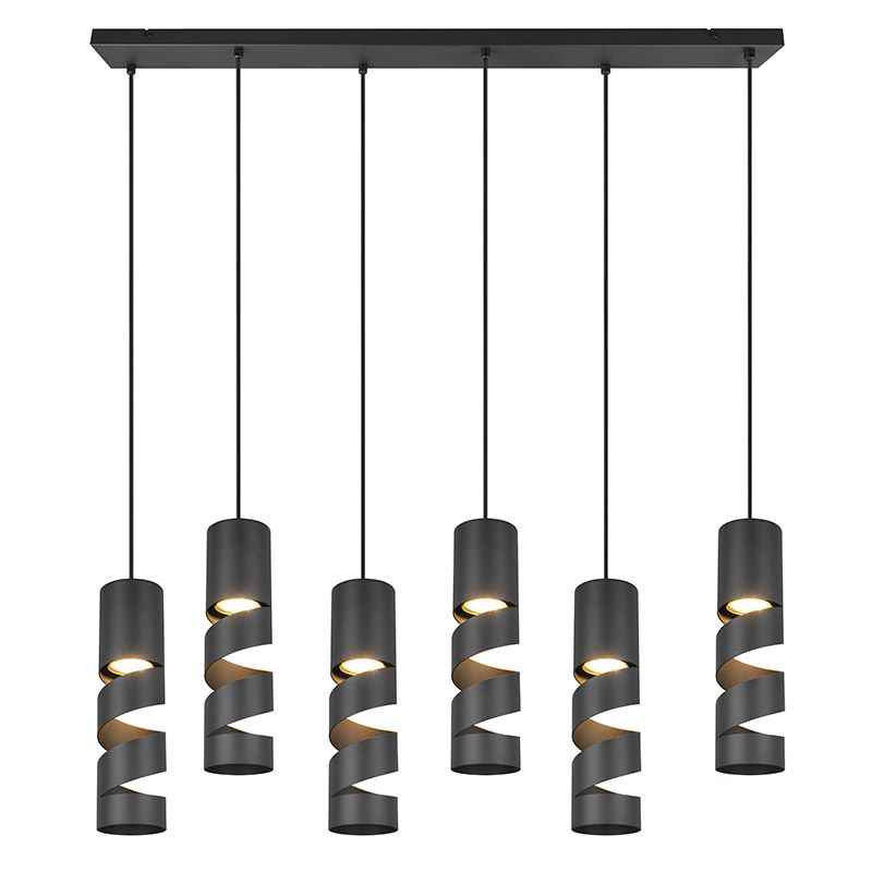 Candeeiro suspenso design preto, Marouan