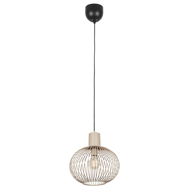 Candeeiro suspenso industrial bege, Gjalt