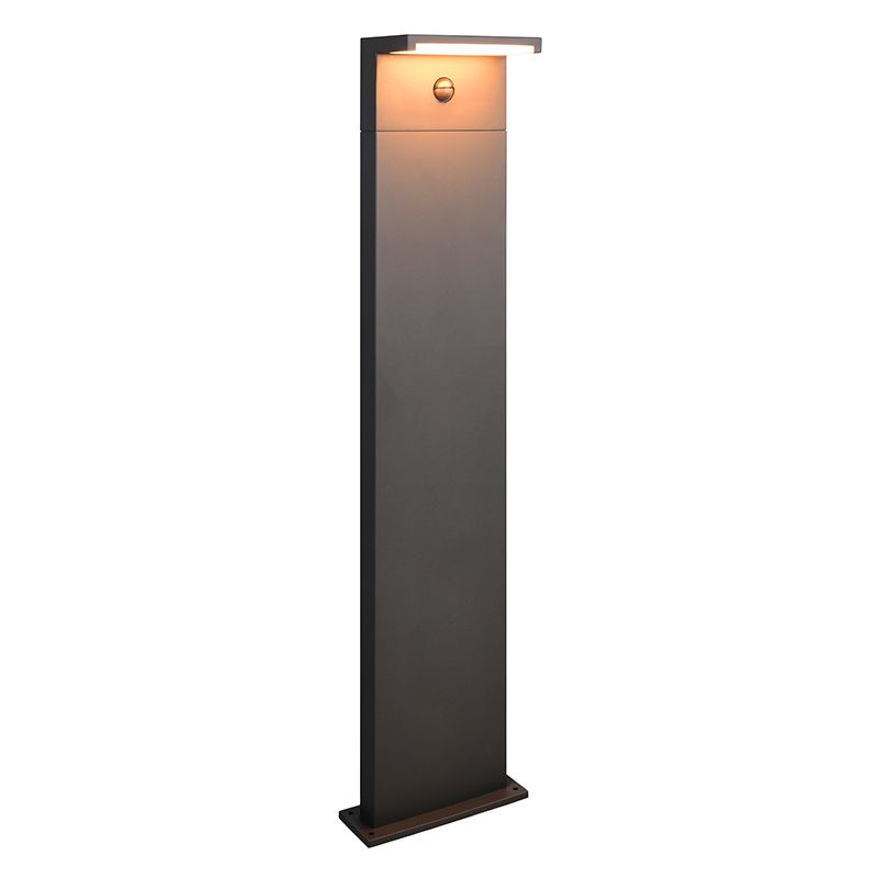 Candeeiro de pé exterior com sensor de movimento moderno antracite, Patrique, IP54