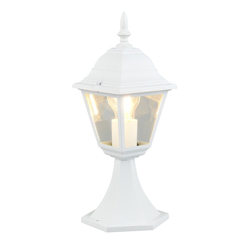 Candeeiro para exterior clássico branco, Lavina, IP44
