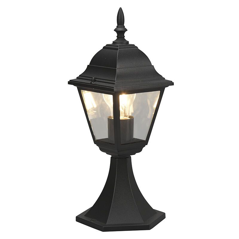 Candeeiro para exterior clássico preto, Lavina, IP44 Candeeiro para exterior clássico preto, Lavina, IP44