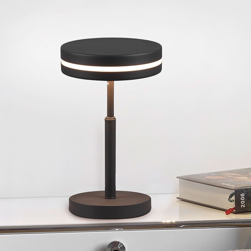 Candeeiro de mesa moderno antracite, Marjon, 6W, LED 3000K, com interruptor