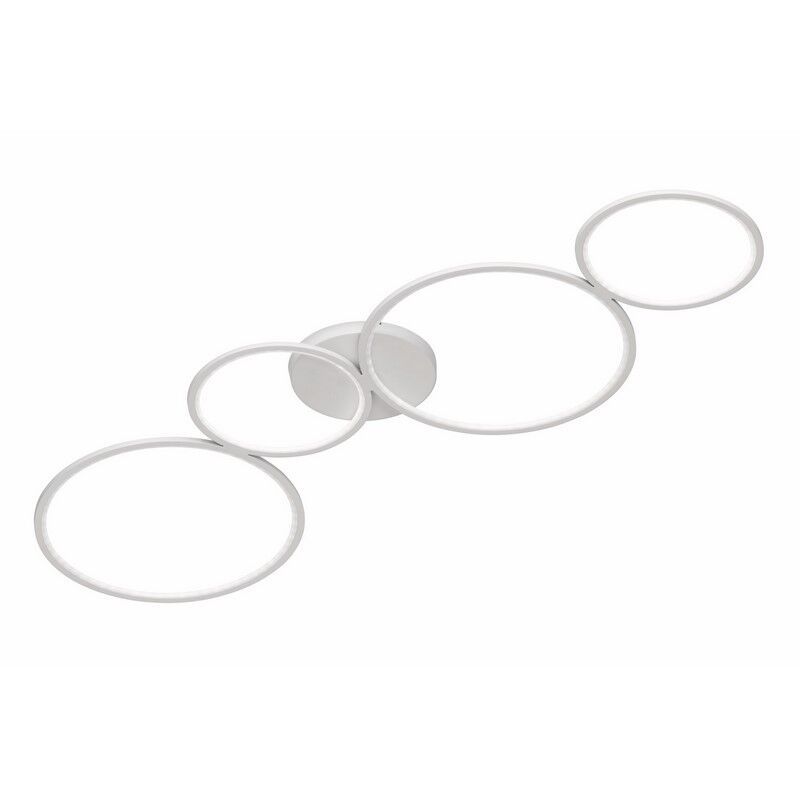 Plafon moderno branco, Robon, 37W, LED 3000K