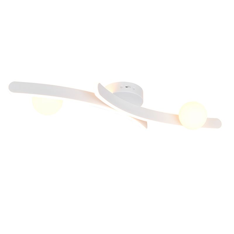 Plafon moderno branco, Leonoor