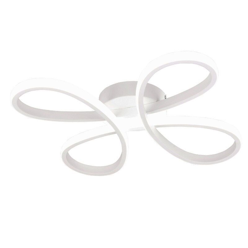 Candeeiro de teto design branco, Vikash, 25W, LED 4000K, regulável em 3 níveis