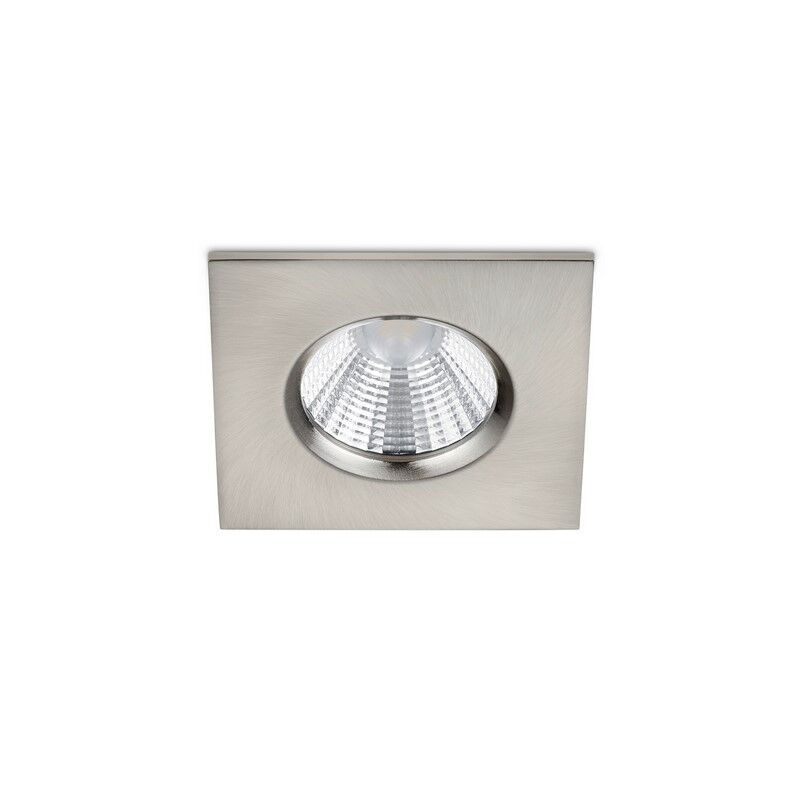 Foco de encastrar casa de banho moderno níquel, Iman, 5W, LED 3000K, IP65