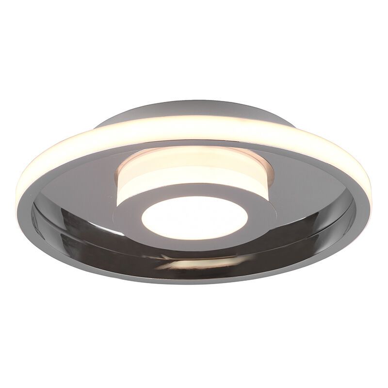 Candeeiro de teto para casa de banho moderno cromo, Kayla, 28W, LED 3000K, IP44