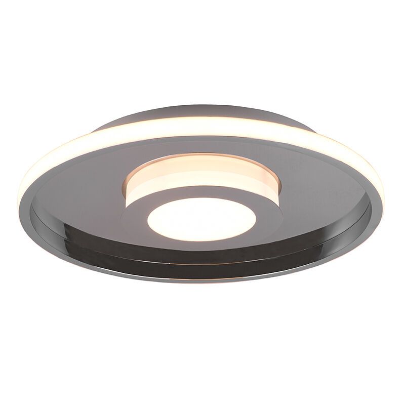 Candeeiro de teto para casa de banho moderno cromo, Kayla, 35W, LED 3000K, IP44 Candeeiro de teto para casa de banho moderno cromo, Kayla, 35W, LED 3000K, IP44