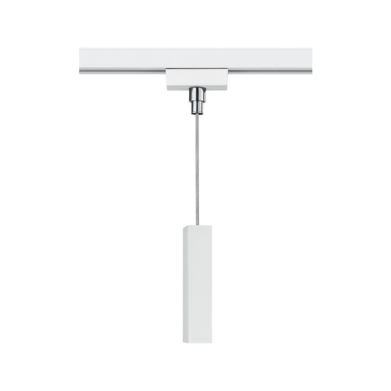 Adaptador de suspensão para spots de trilho bifásicos, branco