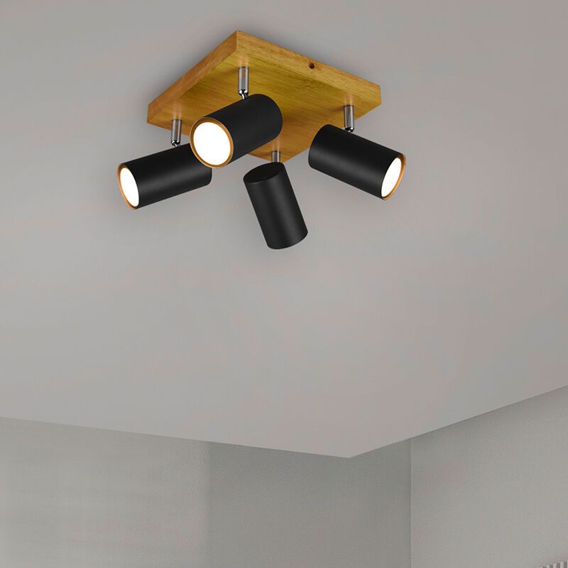 Foco de teto moderno preto, Kaso