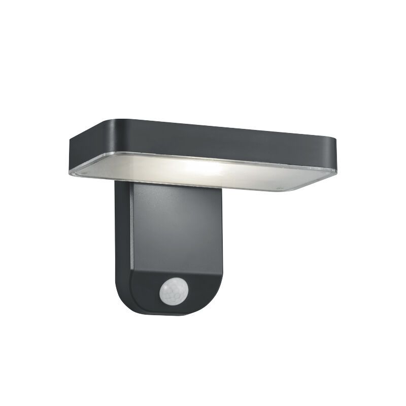 Candeeiro de parede exterior com sensor de movimento moderno antracite, Summer, 4,5W, LED 3000K, IP44