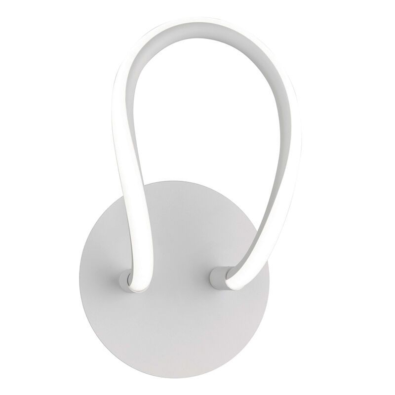 Aplique de parede design branco, Marell, 11W, LED 4000K, regulável em 3 níveis Aplique de parede design branco, Marell, 11W, LED 4000K, regulável em 3 níveis