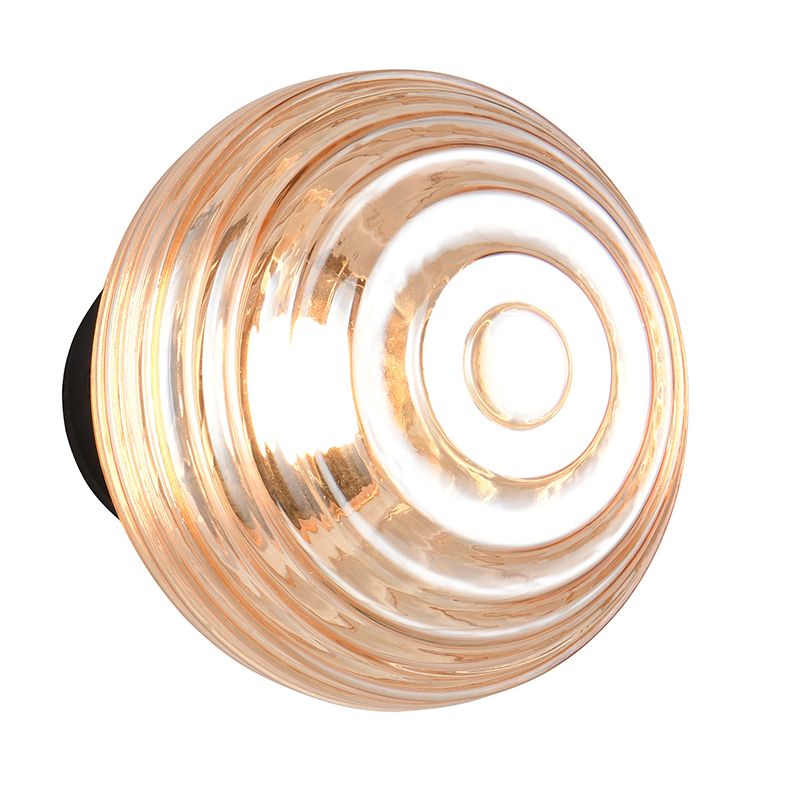Candeeiro de parede recarregável moderno âmbar, Walid, 1,5W, LED 3000K, regulável em 3 níveis