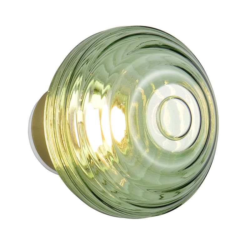 Candeeiro de parede recarregável moderno verde, Walid, 1,5W, LED 3000K, regulável em 3 níveis