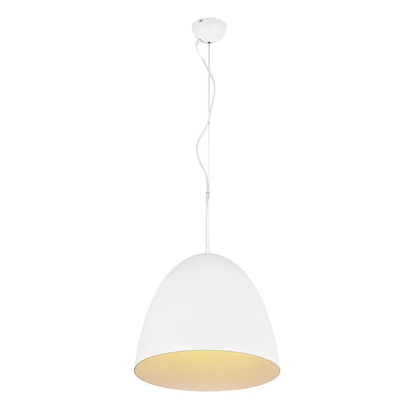 Candeeiro semiesférico moderno branco, Ingmar Candeeiro semiesférico moderno branco, Ingmar