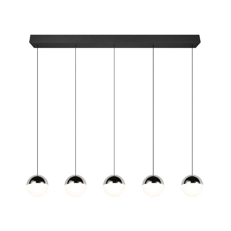 Candeeiro suspenso moderno cromo, Rigtje
