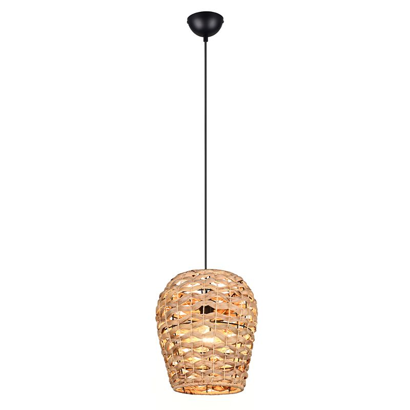 Candeeiro suspenso de rattan castanho, Lycke