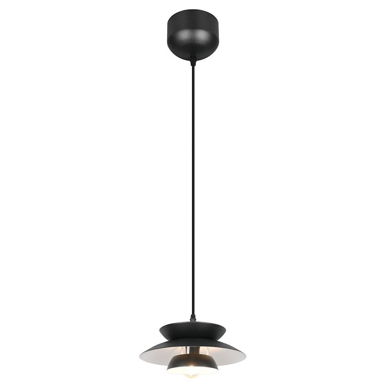 Candeeiro suspenso moderno preto, Tomislav