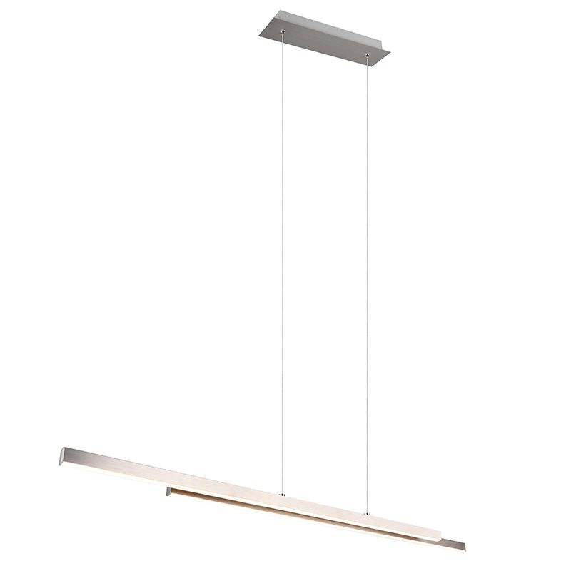 Candeeiro suspenso moderno níquel, Sangeeta, 22W, LED 3000K